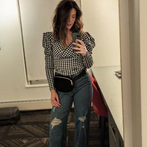 Poof hounds tooth top